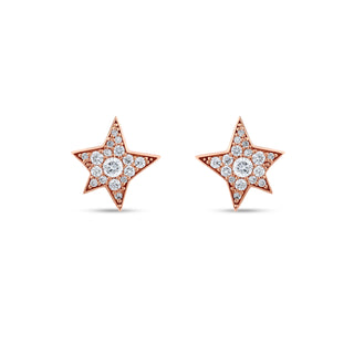 SIRIUS STAR GOLD DIAMOND EARRINGS