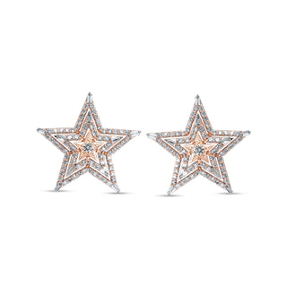 SIRIUS STAR GOLD DIAMOND EARRINGS