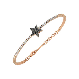 SIRIUS STAR GOLD BLACK DIAMOND BRACELET