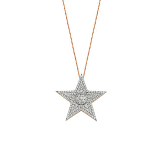 SIRIUS STAR GOLD DIAMOND NECKLACE