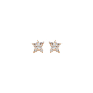 SIRIUS STAR GOLD DIAMOND EARRINGS