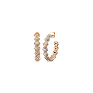 CYBELE MAGNIFICENCE HONEYCOMB EARRINGS