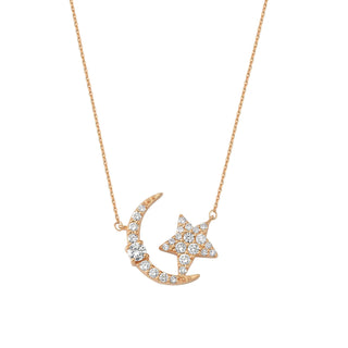 SIRIUS STAR GOLD DIAMOND NECKLACE