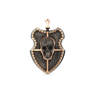 KALI BLACK DIAMOND GOLD & SILVER PENDANT