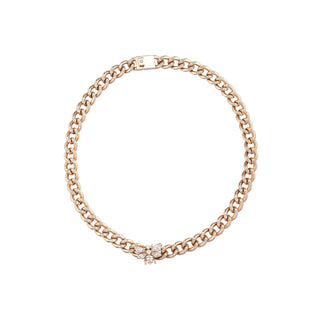 QUEEN BEE HANIA GOLD BAGUETTE DIAMOND CHOKER