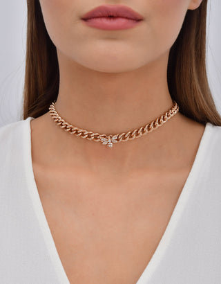 QUEEN BEE HANIA GOLD DIAMOND CHOKER