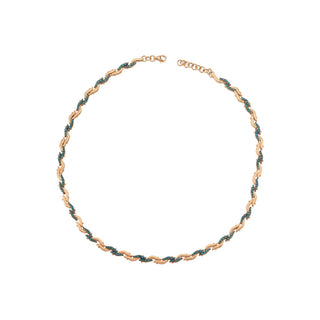 CINTEMANI GOLD BLUE DIAMOND CHOKER Bee Goddess