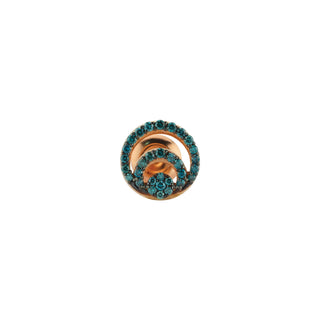 CINTEMANI PAVÉ BLUE DIAMOND XSMALL SINGLE EARRING