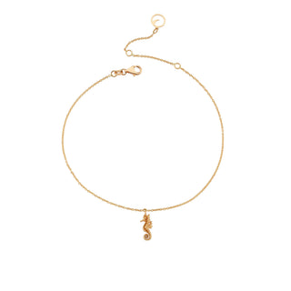 SEAHORSE GOLD ANKLET