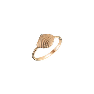 OYSTER GOLD DIAMOND RING