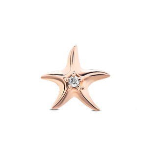 STARFISH GOLD DIAMOND XXSMALL PIERCING