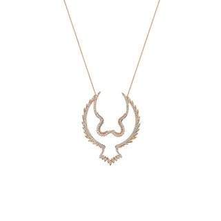 EAGLE GOLD DIAMOND NECKLACE Bee Goddess