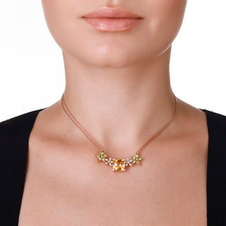 APPLE SEED TARA GOLD DIAMOND NECKLACE