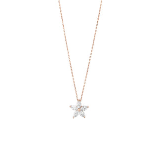 APPLE SEED GOLD MARQUISE DIAMOND NECKLACE