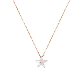 APPLE SEED ALLURE GOLD MARQUISE DIAMOND SMALL NECKLACE