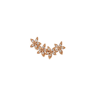 APPLE SEED GOLD DIAMOND SINGLE EAR CLIMBER