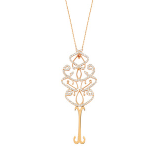 KEY OF LOVE GOLD DIAMOND NECKLACE