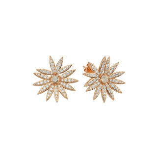 HERA GOLD DIAMOND EARRINGS