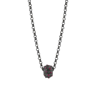 LINK RUBY SILVER NECKLACE