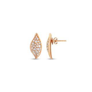 GLORIA 18K GOLD DIAMOND MEDIUM EARRINGS