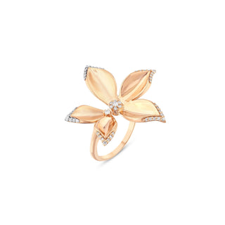 GLORIA GOLD DIAMOND LARGE RING