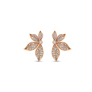 GLORIA GOLD DIAMOND LARGE EARRINGS