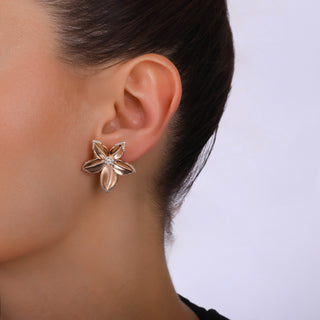 GLORIA GOLD DIAMOND EARRINGS