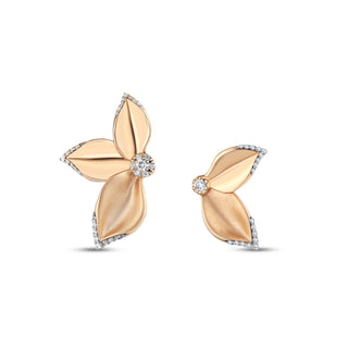 GLORIA GOLD DIAMOND SMALL EARRINGS