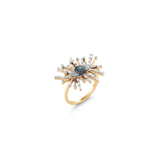 EYE LIGHT 18K GOLD DIAMOND RING