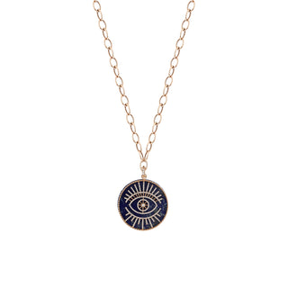 EYE LIGHT 18K GOLD DIAMOND PENDANT