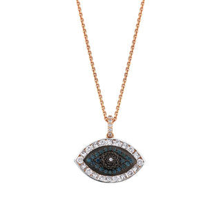 EYE LIGHT GOLD DIAMOND NECKLACE