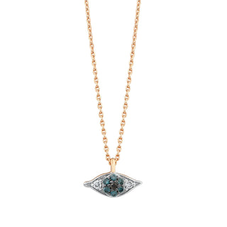 EYE LIGHT GOLD DIAMOND NECKLACE