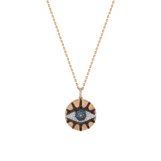 EYE LIGHT GOLD DIAMOND NECKLACE