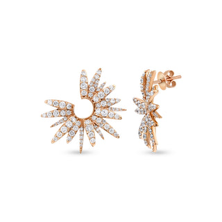 HERA GOLD DIAMOND EARRINGS