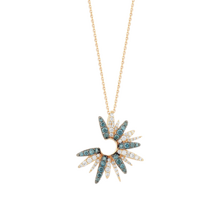 HERA GOLD BLUE DIAMOND NECKLACE