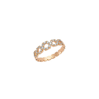 HONEYCOMB GOLD DIAMOND RING Bee Goddess