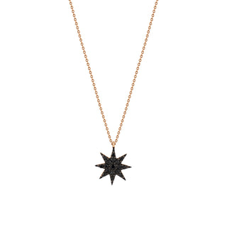 VENUS STAR BLACK DIAMOND NECKLACE