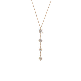 VENUS STAR 18K GOLD DIAMOND NECKLACE