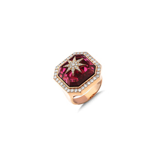 VENUS STAR 18K GOLD DIAMOND RING