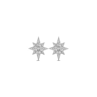 NORTH STAR 18K GOLD DIAMOND EARRINGS