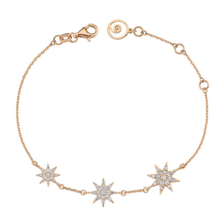 VENUS STAR DIAMOND CHARM BRACELET