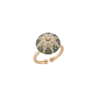 VENUS STAR GOLD BROWN DIAMOND RING