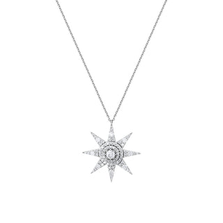 VENUS STAR GOLD DIAMOND NECKLACE