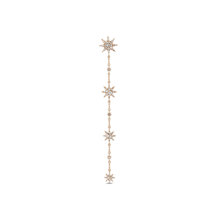 VENUS STAR GOLD DIAMOND SINGLE EARRING