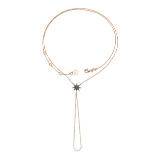 VENUS STAR GOLD DIAMOND HAND CHAIN