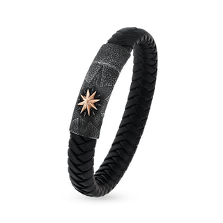 VENUS STAR GOLD BLACK DIAMOND BRACELET