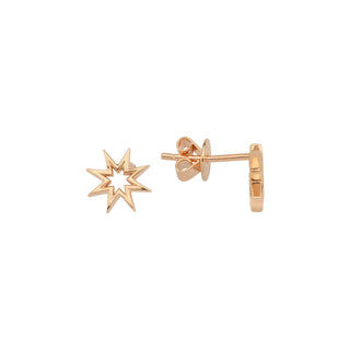 VENUS STAR GOLD SINGLE EARRING