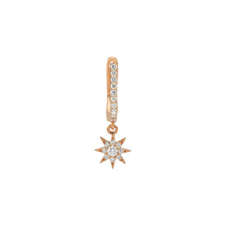 VENUS STAR DIAMOND SINGLE EARRING