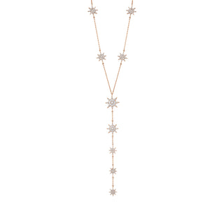 VENUS STAR GOLD DIAMOND NECKLACE