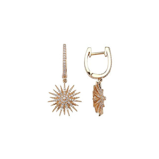 JARDIN STAR GOLD DIAMOND EARRING Bee Goddess